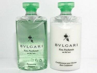 Bvlgari au the vert Green Tea Shampoo & Conditioner 2.5oz Lot of 3 each