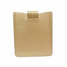 GUCCI Pink Mirco GG Logo Guccissima Leather iPad 2 Case