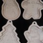 Hearthstone Christmas Cookie Presses Set of 4 Great High Quality Cookie Presses