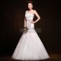 One Shoulder Lace-Up Mermaid Wedding Dress