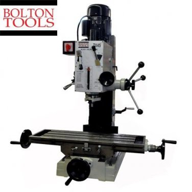 Bolton Tools Power Mill Gear Head Vertical Milling Machine 9 1/2 x 32