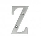 3" House Address Number Letter Sign Metal Modern Door Brass Plaque Letter Z