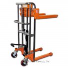 New Bolton Tools Pallet Stacker Jack Foot Hand Powered Operated Lift 880 lb
