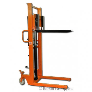 New Bolton Tools Pallet Stacker Jack Foot Hand Powered Operated Lift 1100 lb