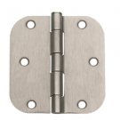 Door Hinges 7 Pack Bolton 3.5" Brushed Satin Nickel Door Hinge 5/8" Radius Hinge
