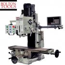 9 1/2 x 40 Vertical Gear Drive Head Milling Machine Power Feed DRO Mill Table