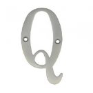 3" House Address Number Letter Sign Metal Modern Door Brass Letter Q