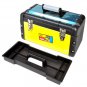 Bolton Tools 21" Steel Portable Tool Box w Tote Tray