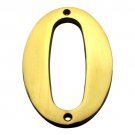 4" Brass House Address Number Letter Sign Metal Modern Door Plaque
