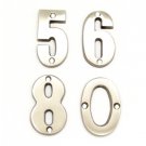 Lot of 36 2" House Address Number Letter Sign Metal Modern Door Brass Plaque