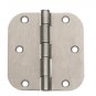 Door Hinges 5 Pack Bolton 3.5" Brushed Satin Nickel Door Hinge 5/8" Radius Hinge