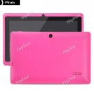 PINK 7" HD Screen Android 4.2.2 A23 Dual-core 4GB Tablet PC w/ WiFi Bluetooth