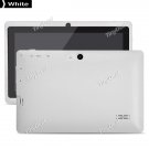 WHITE 7" HD Screen Android 4.2.2 A23 Dual-core 4GB Tablet PC w/ WiFi Bluetooth