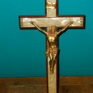 **** Beautiful 14" Crucifix with Mother of Pearl Inlay ****