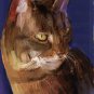 Cat Greeting Card - 8 5-inch x 7-inch oil painted greeting cards w 8 envelopes (blank inside)