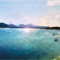 Mediterranean Coast in Sardinia - Watercolor Greeting Cards - box of 8 5inch by 7inch cards