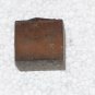 Buffalo head & shield copper printing block letterpress used