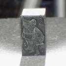 2 Musicians small metal printing block unknown maker used