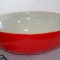Halls Superior Quality bright red mixing bowl used