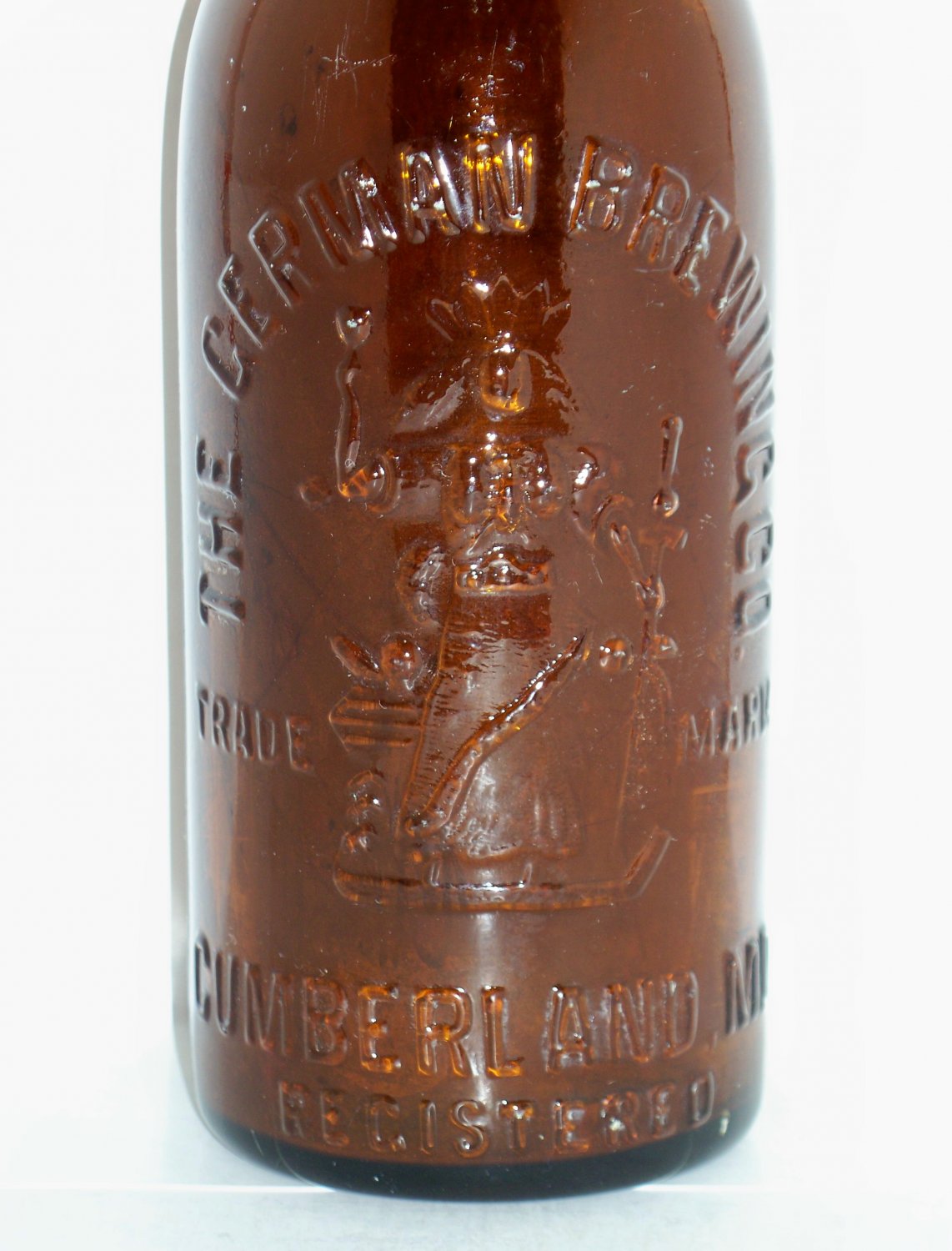 The German Brewing Co. Cumberland, MD Registered trade mark beer empty