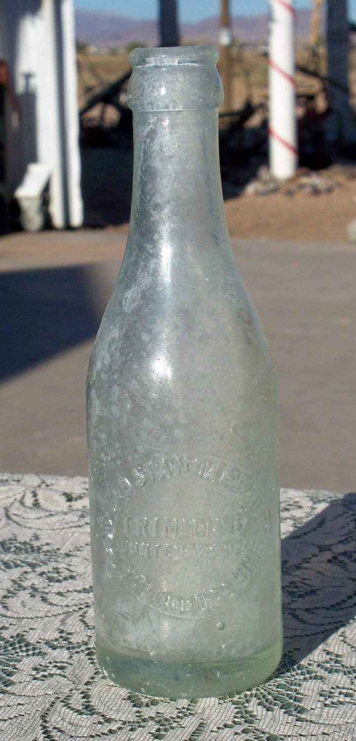 The Trinidad Standard Bottling Co. Trinidad Colo. 6ozs. clear bottle
