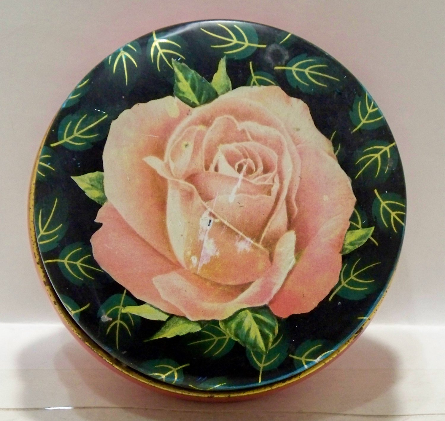 Riley's Toffee Tin Riley Brothers Halifax England pink rose design tin
