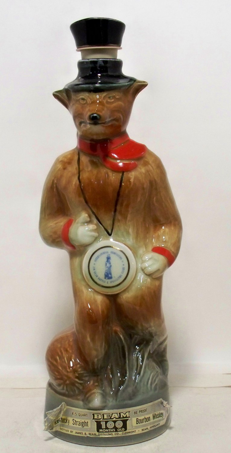Jim Beam International Assoc. of Jim Beam Bottle & Specialties Club Fox
