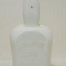 Armour and Company Chicago milk glass bottle empty with lid