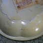 Daher Decorated Ware orange/white/flowers tin bowl or tray 1971 England