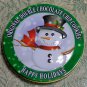 Original Double Chocolate Chip Cookie Holiday themed empty tins Gingerbread Man