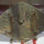 Womens large metal boho style belt buckle unknown maker vintage