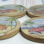 Thirstystone coaster set 4 Natural Sandstone used beach scene