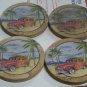 Thirstystone coaster set 4 Natural Sandstone used beach scene