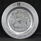Kodak 100 year Wilton Columbia PA pewter plate commemorative plate