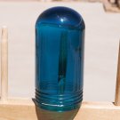 Crouse Hinds VN 72 Blue Glass Globe used Vaportight 6 and 3/4" long