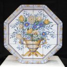 Milky Way 1996 Collectible octagon tin container empty used Flower arrangement