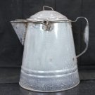 Grey granite ware or enamelware coffee or kettle pot no guts used