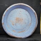 Grey speckled graniteware enamelware bowl slightly used great wall decor