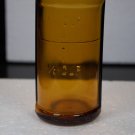 Apothecary bottle brown amber or honey colored 1/2 cup measurement