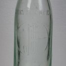 John Friedrich 5th & Rising Sun Ave PHILADA aqua color embossed bottle