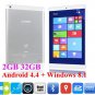 Teclast X80H 8" Slim Tablet Dual OS Dual Boot Windows 8.1 + Android 4.4 2GB+32GB