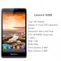 6" Lenovo A880 3G Phablet MTK6582 1.3GHz Quad Core Unlocked Smartphone 1+8GB