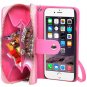 Mulit-Color Hot Exquisite Zipper Wallet Leather Case with Lanyard for iPhone 6