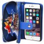 Mulit-Color Hot Exquisite Zipper Wallet Leather Case with Lanyard for iPhone 6