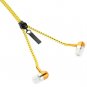 Stunning Novelty Stereo Bass Headset In Ear 3.5mm Jack Zipper Earphone With Mic