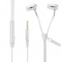 Stunning Novelty Stereo Bass Headset In Ear 3.5mm Jack Zipper Earphone With Mic