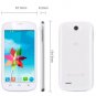 4.5" ZTE U818 TFT Screen Android Unlocked Cell Smartphone 4GB Dual SIM GSM GPS
