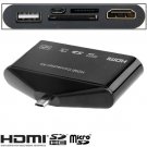 HD TV Adapter and OTG Card Reader for Samsung Galaxy S III / i9300 / S IV