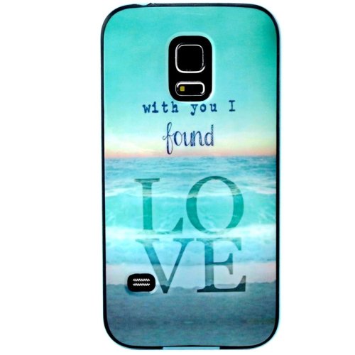 With You I Found LOVE Pattern Plastic Frame TPU Back Cover Protective Case Hot