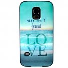 With You I Found LOVE Pattern Plastic Frame TPU Back Cover Protective Case Hot